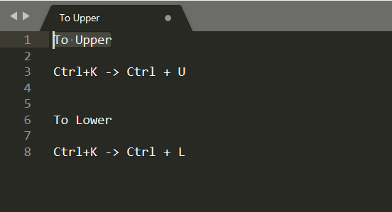 Sublime text 3 git to upper - to lower.gif
